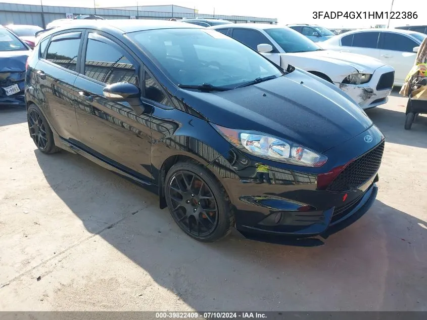 2017 Ford Fiesta St VIN: 3FADP4GX1HM122386 Lot: 39822409