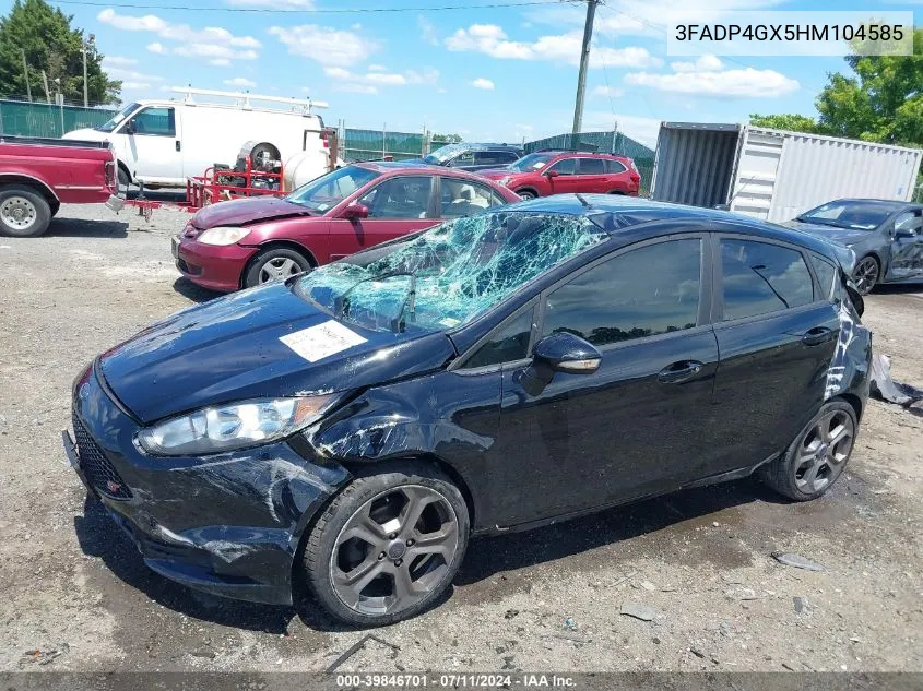 2017 Ford Fiesta St VIN: 3FADP4GX5HM104585 Lot: 39846701