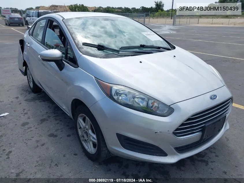 3FADP4BJ0HM150439 2017 Ford Fiesta Se