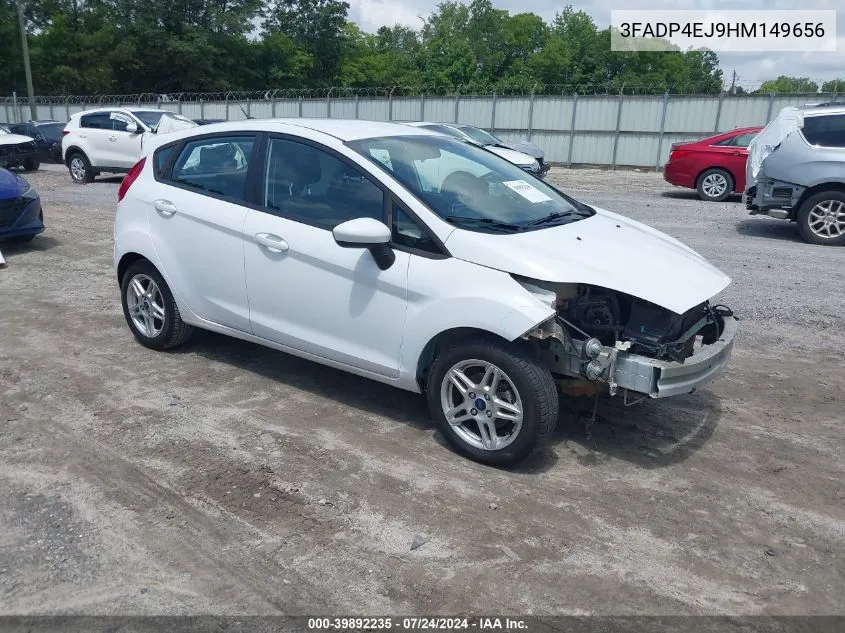 2017 Ford Fiesta Se VIN: 3FADP4EJ9HM149656 Lot: 39892235