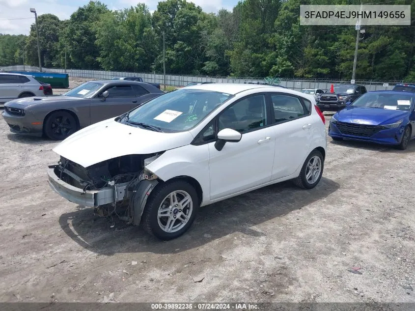 2017 Ford Fiesta Se VIN: 3FADP4EJ9HM149656 Lot: 39892235