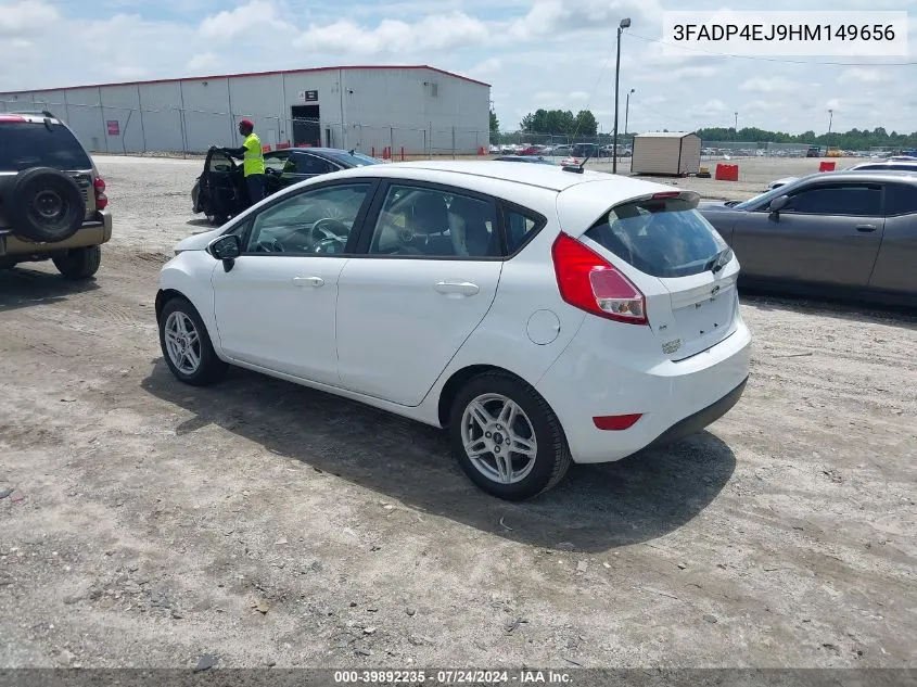 2017 Ford Fiesta Se VIN: 3FADP4EJ9HM149656 Lot: 39892235