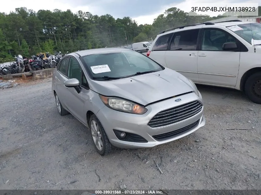 2017 Ford Fiesta Se VIN: 3FADP4BJXHM138928 Lot: 39931568