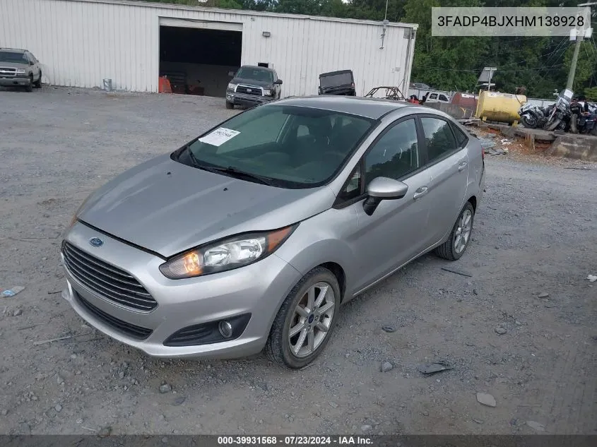 3FADP4BJXHM138928 2017 Ford Fiesta Se