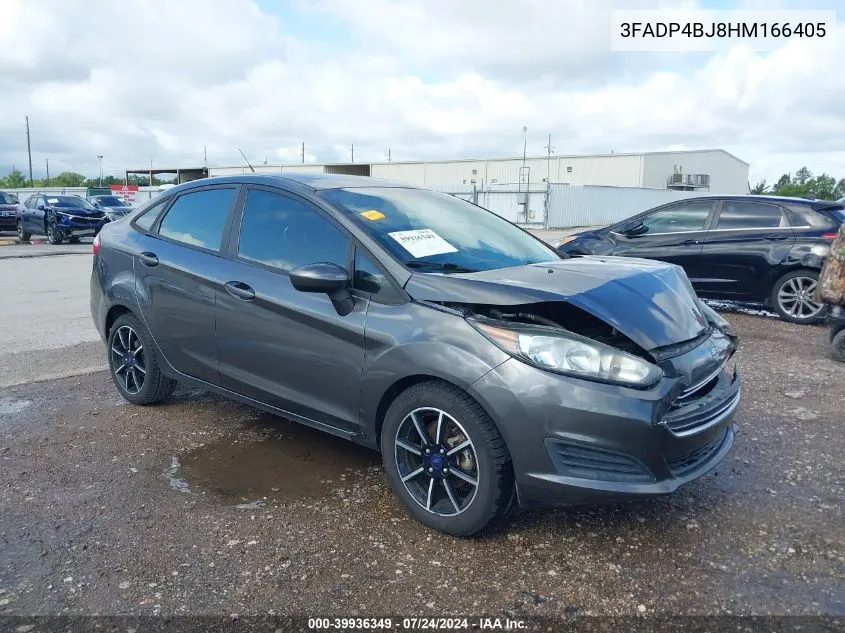 2017 Ford Fiesta Se VIN: 3FADP4BJ8HM166405 Lot: 39936349