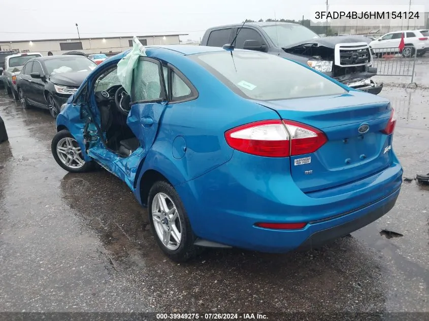 3FADP4BJ6HM154124 2017 Ford Fiesta Se