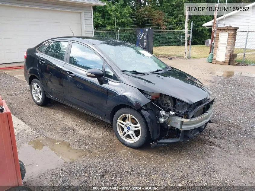 2017 Ford Fiesta Se VIN: 3FADP4BJ7HM169652 Lot: 39964482