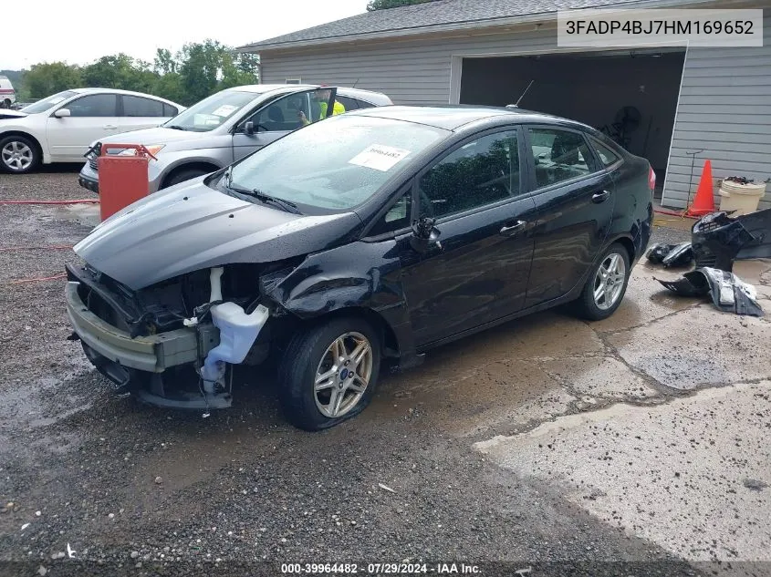 2017 Ford Fiesta Se VIN: 3FADP4BJ7HM169652 Lot: 39964482