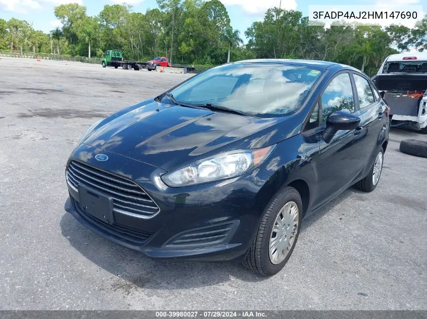 3FADP4AJ2HM147690 2017 Ford Fiesta S