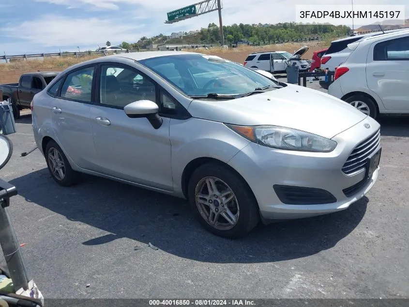 2017 Ford Fiesta Se VIN: 3FADP4BJXHM145197 Lot: 40016850