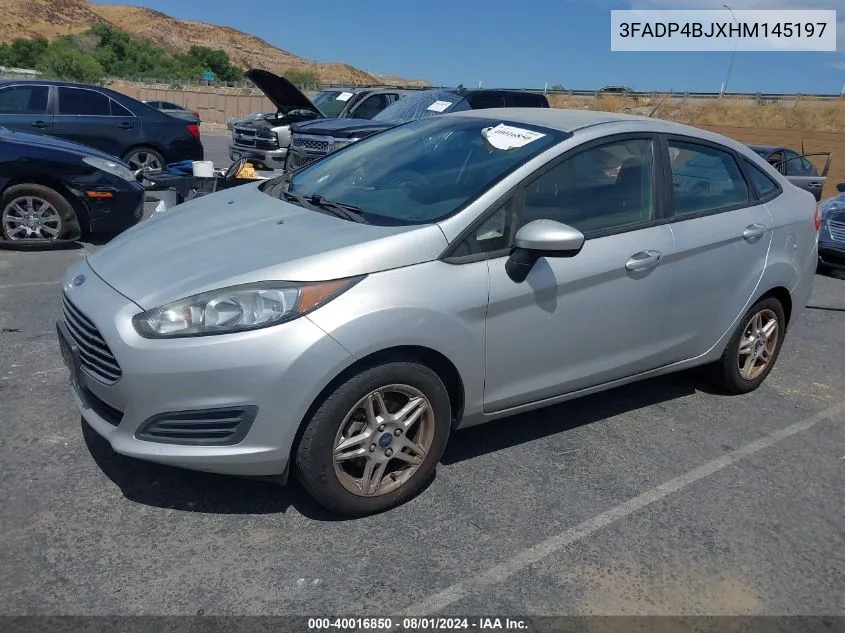 2017 Ford Fiesta Se VIN: 3FADP4BJXHM145197 Lot: 40016850