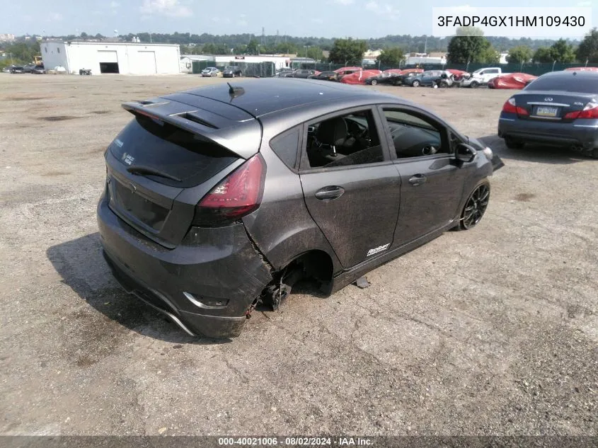 2017 Ford Fiesta St VIN: 3FADP4GX1HM109430 Lot: 40021006