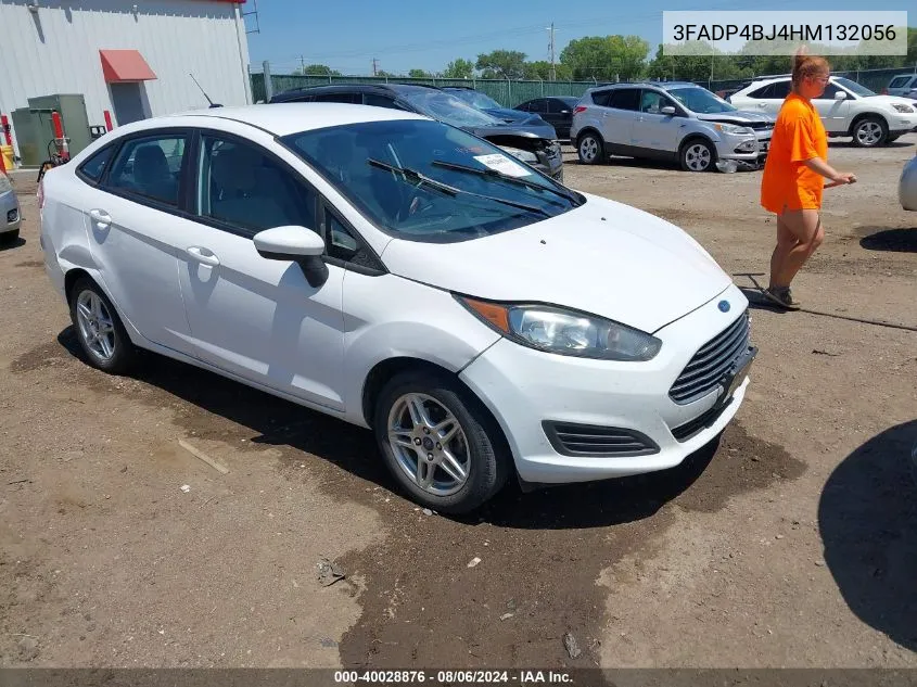 2017 Ford Fiesta Se VIN: 3FADP4BJ4HM132056 Lot: 40028876