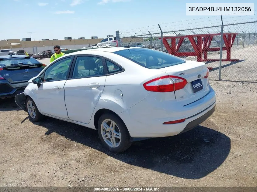 2017 Ford Fiesta Se VIN: 3FADP4BJ4HM132056 Lot: 40028876