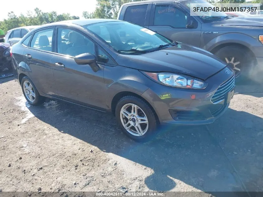 2017 Ford Fiesta Se VIN: 3FADP4BJ0HM157357 Lot: 40042511