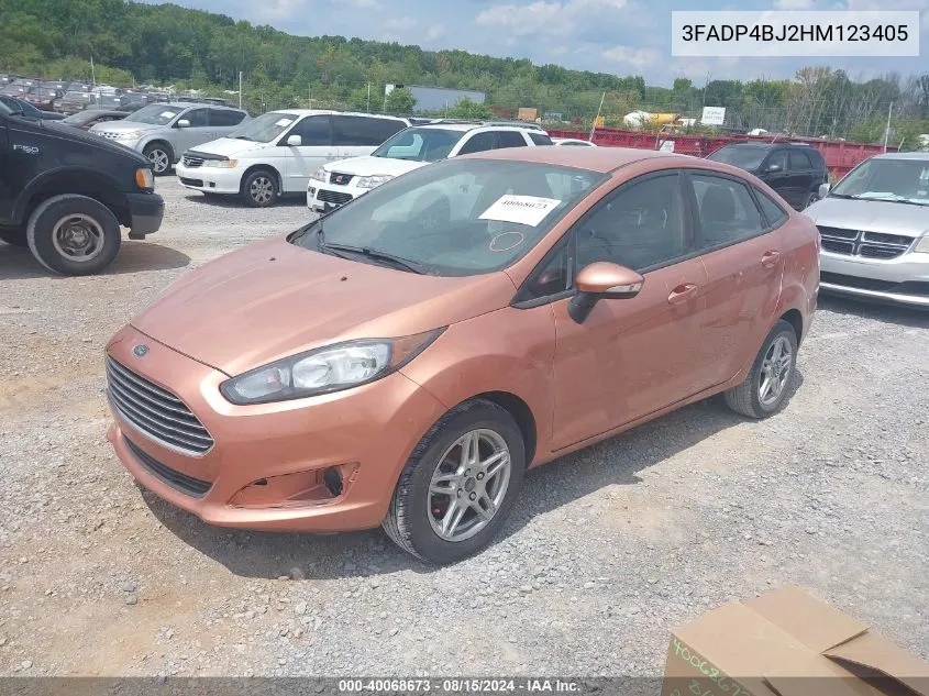 3FADP4BJ2HM123405 2017 Ford Fiesta Se