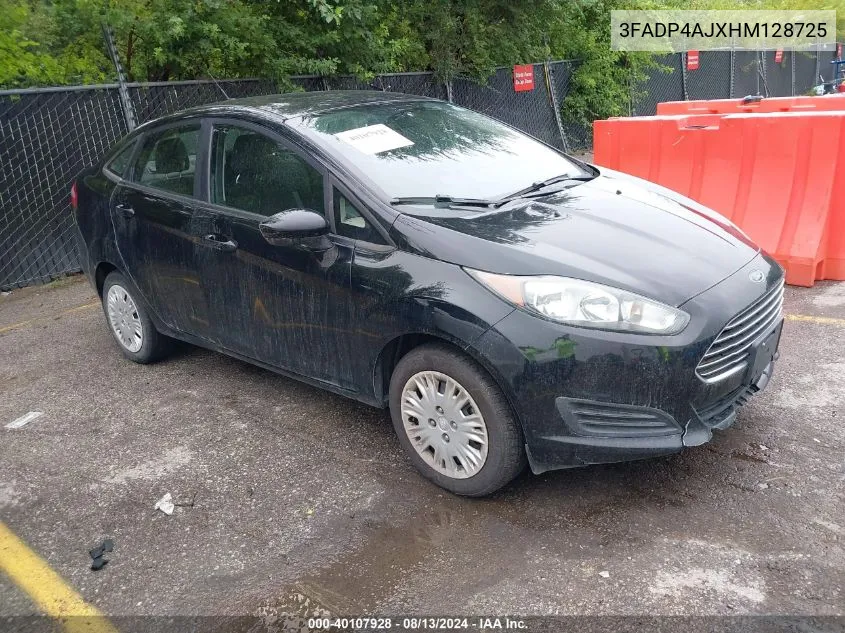 2017 Ford Fiesta S VIN: 3FADP4AJXHM128725 Lot: 40107928