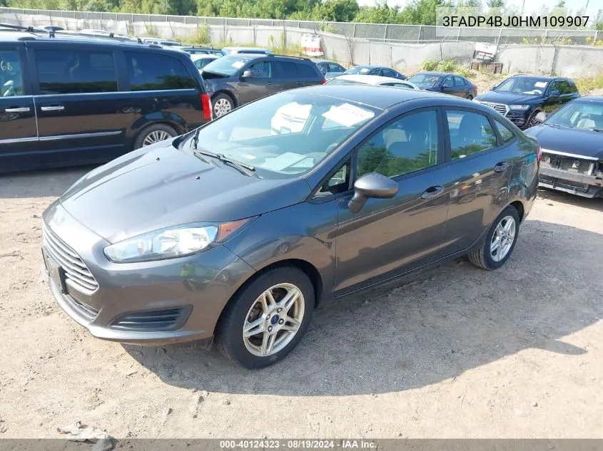 2017 Ford Fiesta Se VIN: 3FADP4BJ0HM109907 Lot: 40124323