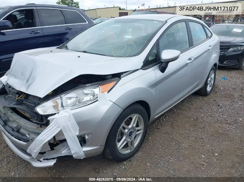 2017 Ford Fiesta Se VIN: 3FADP4BJ9HM171077 Lot: 40262070