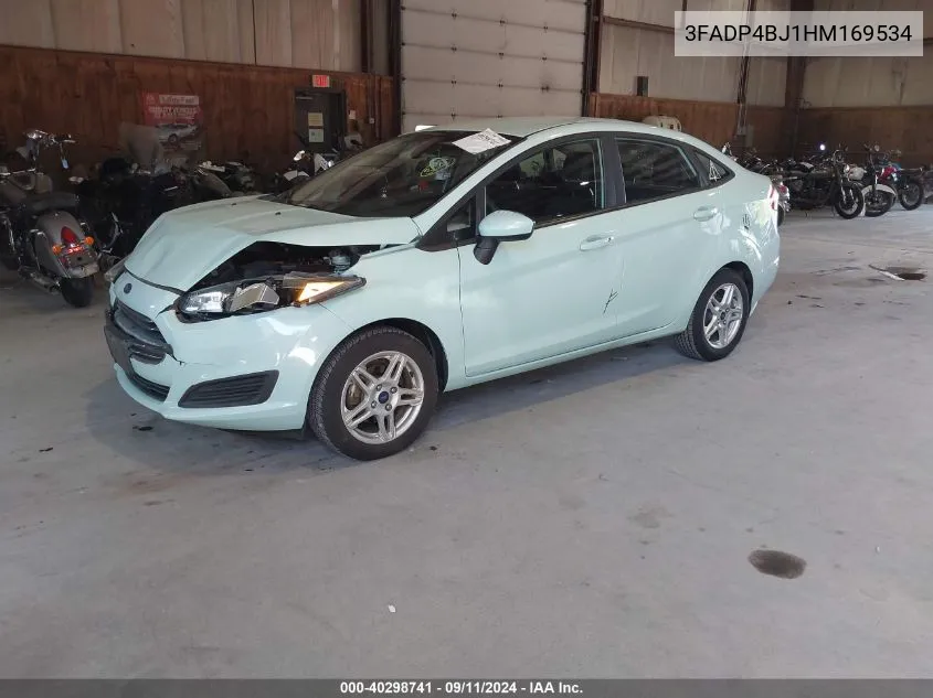 2017 Ford Fiesta Se VIN: 3FADP4BJ1HM169534 Lot: 40298741