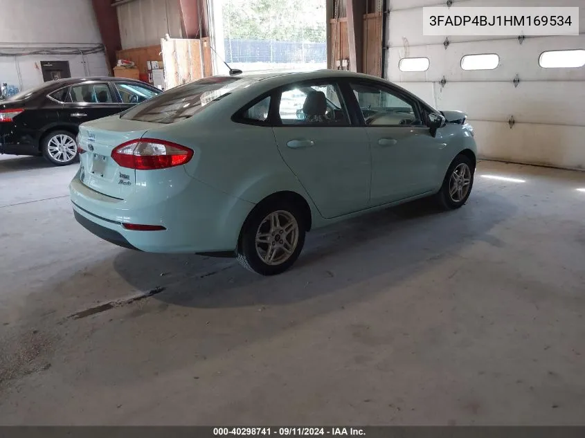 2017 Ford Fiesta Se VIN: 3FADP4BJ1HM169534 Lot: 40298741