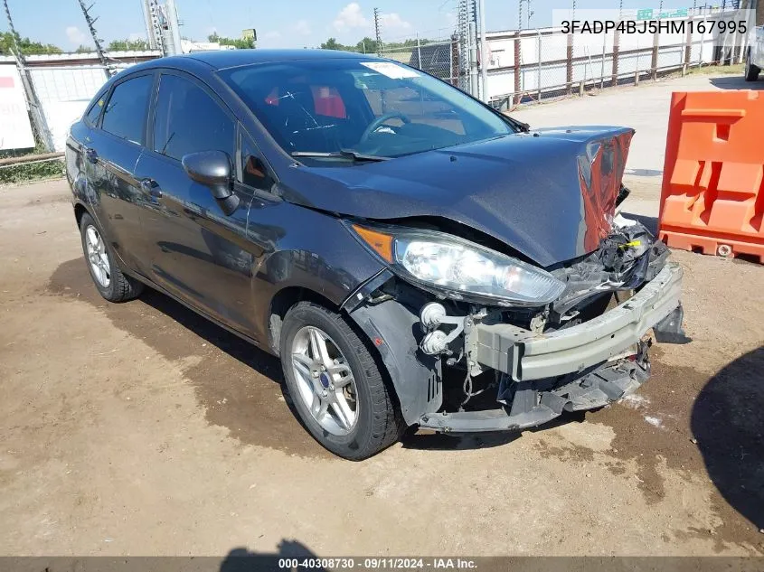 2017 Ford Fiesta Se VIN: 3FADP4BJ5HM167995 Lot: 40308730