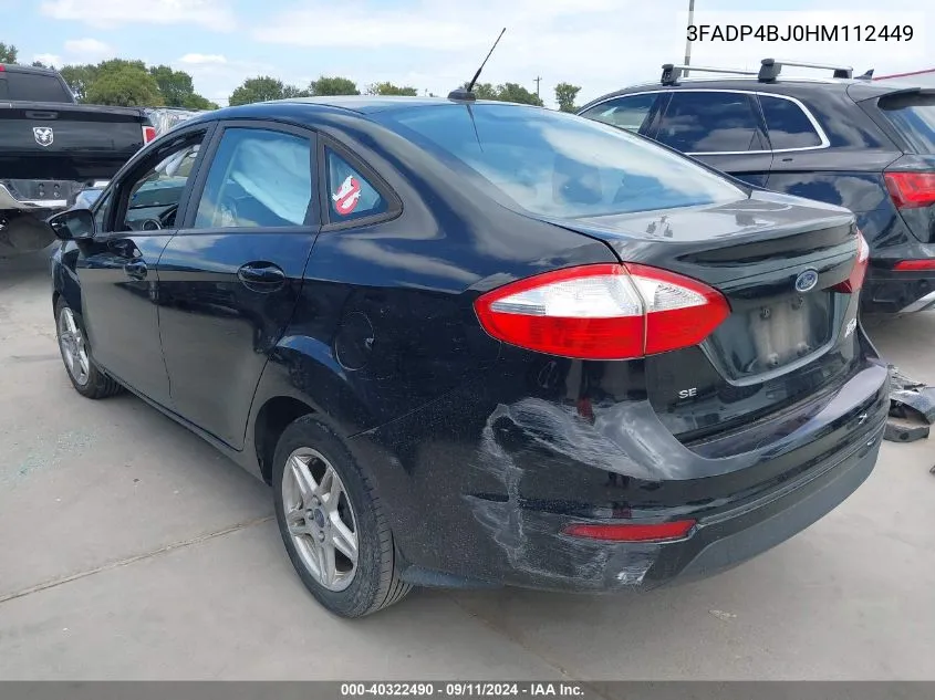 3FADP4BJ0HM112449 2017 Ford Fiesta Se