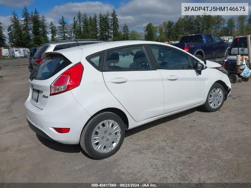 2017 Ford Fiesta S VIN: 3FADP4TJ5HM146675 Lot: 40417060