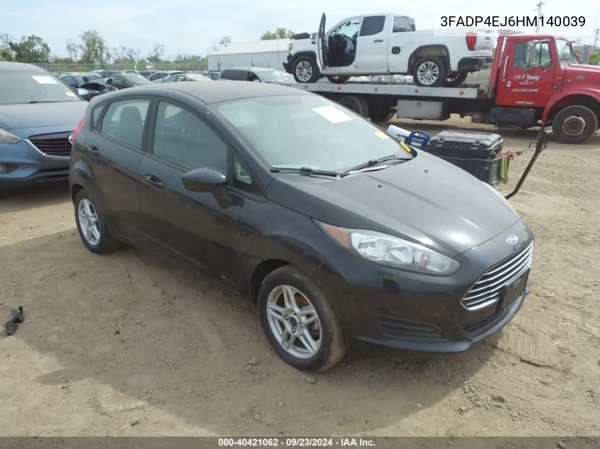 3FADP4EJ6HM140039 2017 Ford Fiesta Se