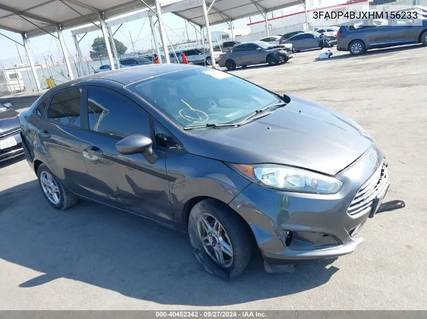 2017 Ford Fiesta Se VIN: 3FADP4BJXHM156233 Lot: 40452342