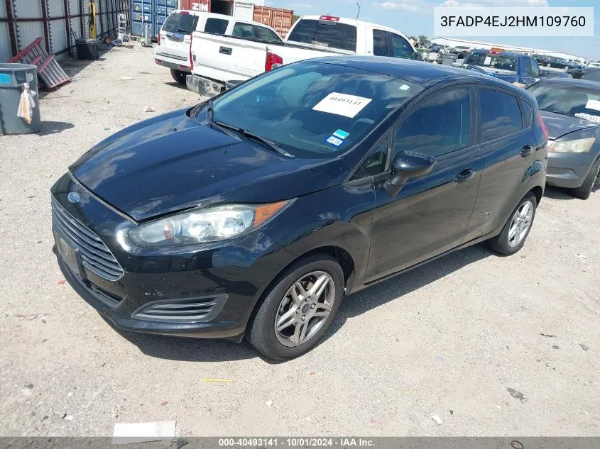 3FADP4EJ2HM109760 2017 Ford Fiesta Se