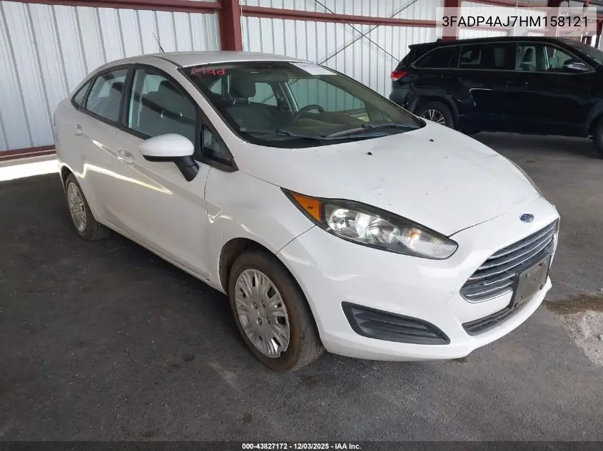 3FADP4AJ7HM158121 2017 Ford Fiesta S