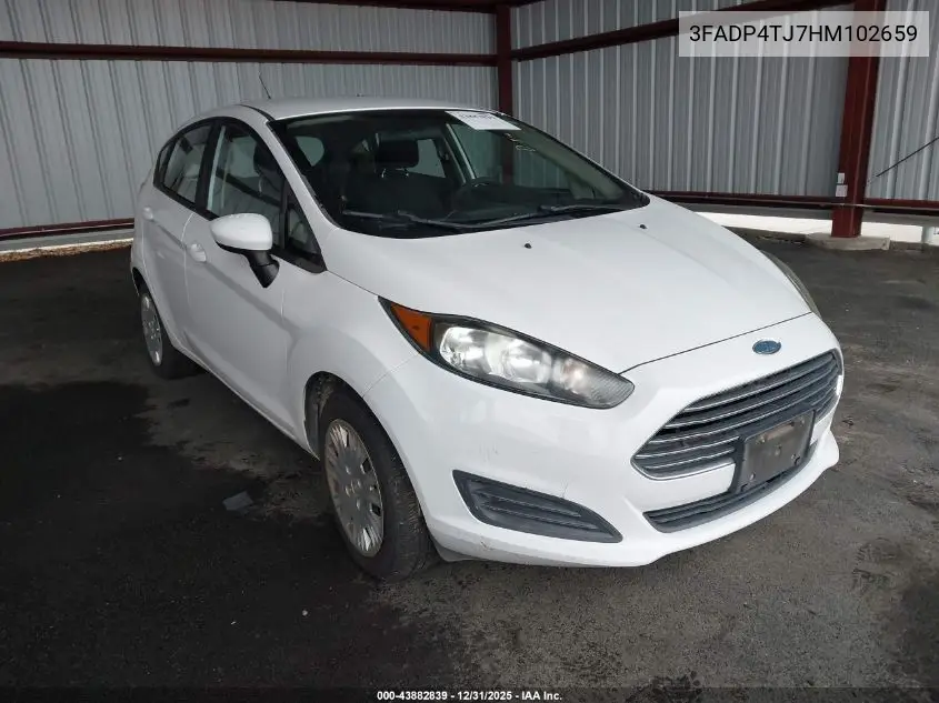 3FADP4TJ7HM102659 2017 Ford Fiesta S