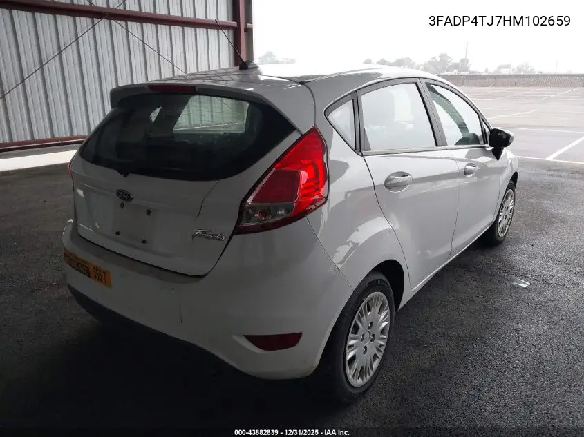 3FADP4TJ7HM102659 2017 Ford Fiesta S