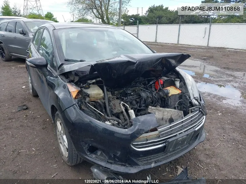 3FADP4EJ8JM110868 2018 Ford Fiesta Se