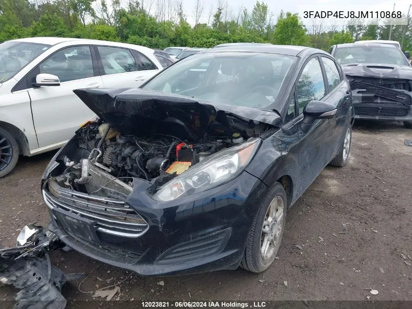 3FADP4EJ8JM110868 2018 Ford Fiesta Se