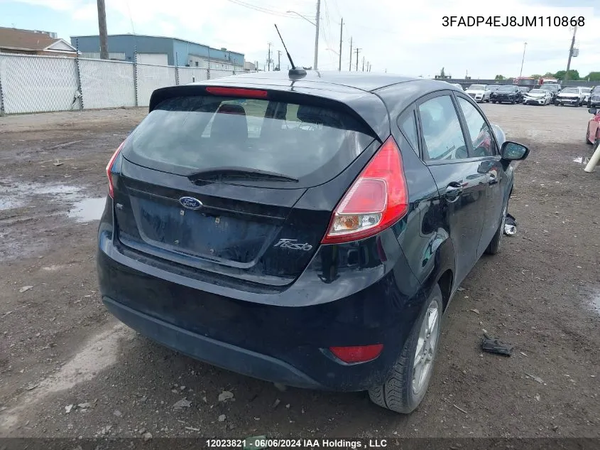 3FADP4EJ8JM110868 2018 Ford Fiesta Se