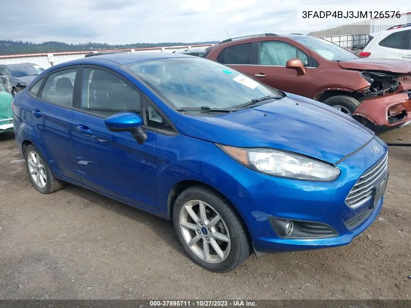 2018 Ford Fiesta Se VIN: 3FADP4BJ3JM126576 Lot: 37895711