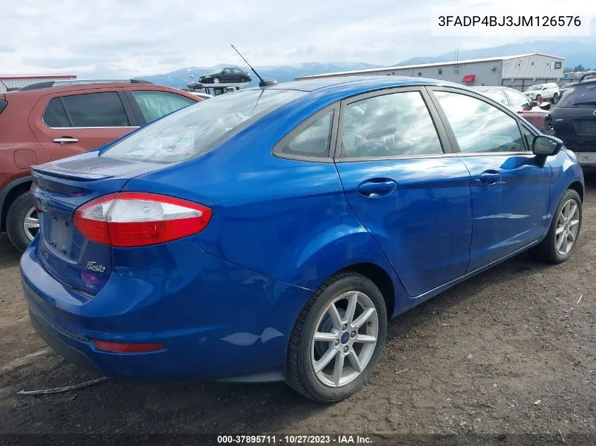 3FADP4BJ3JM126576 2018 Ford Fiesta Se