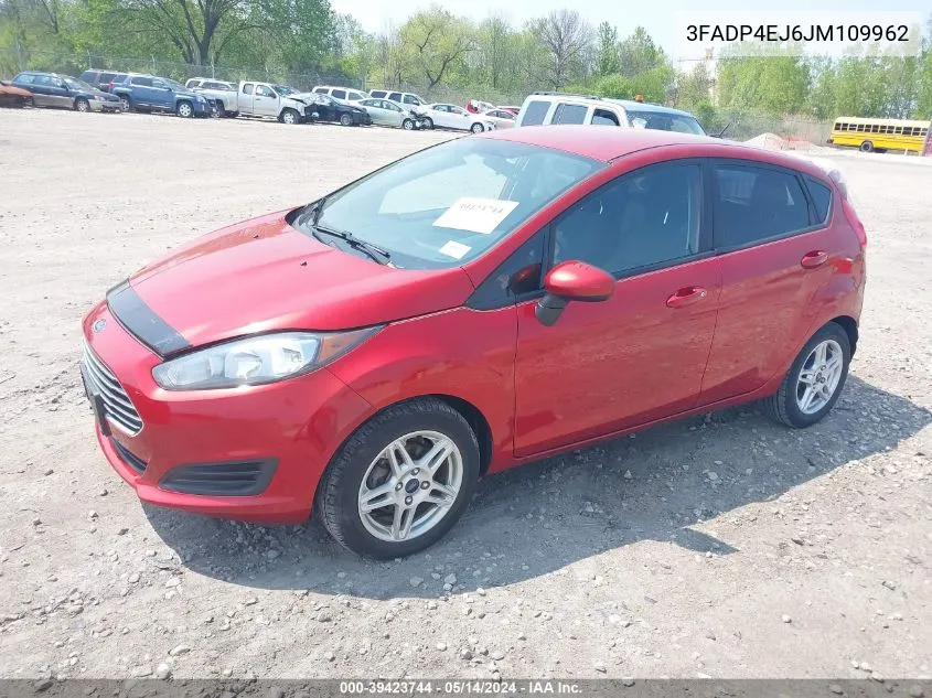 2018 Ford Fiesta Se VIN: 3FADP4EJ6JM109962 Lot: 39423744