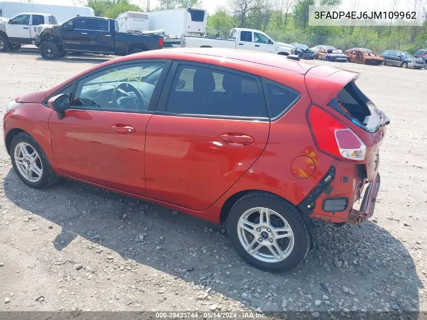 2018 Ford Fiesta Se VIN: 3FADP4EJ6JM109962 Lot: 39423744