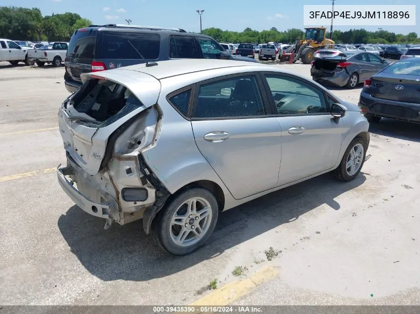 3FADP4EJ9JM118896 2018 Ford Fiesta Se