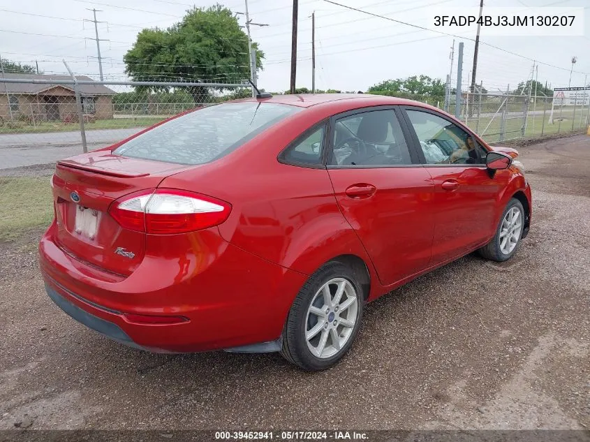 2018 Ford Fiesta Se VIN: 3FADP4BJ3JM130207 Lot: 39452941