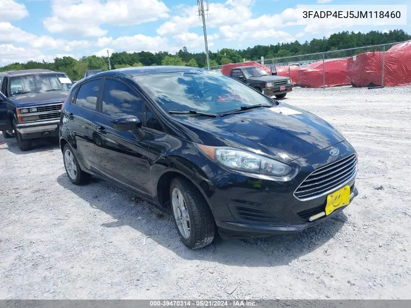 3FADP4EJ5JM118460 2018 Ford Fiesta Se