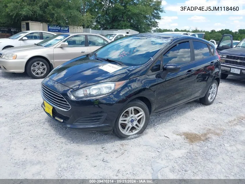 2018 Ford Fiesta Se VIN: 3FADP4EJ5JM118460 Lot: 39470314