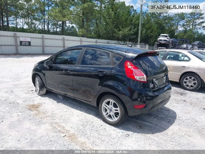 2018 Ford Fiesta Se VIN: 3FADP4EJ5JM118460 Lot: 39470314