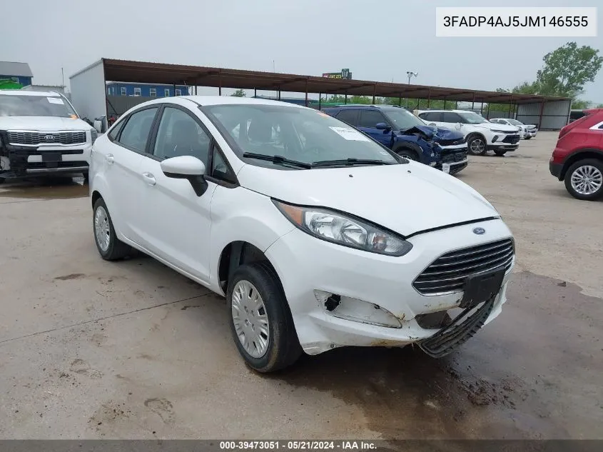 2018 Ford Fiesta S VIN: 3FADP4AJ5JM146555 Lot: 39473051