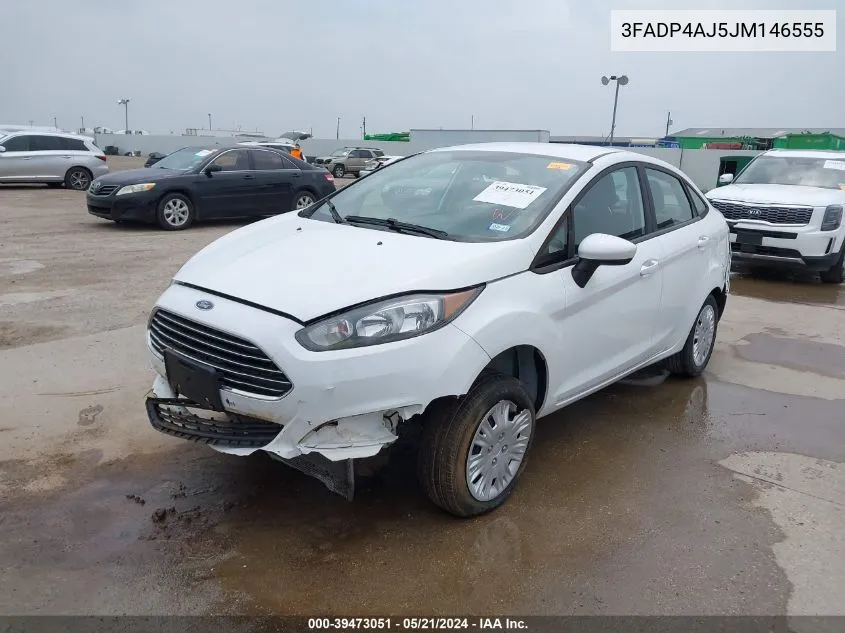 2018 Ford Fiesta S VIN: 3FADP4AJ5JM146555 Lot: 39473051