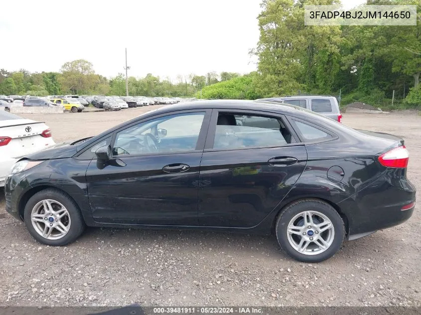 3FADP4BJ2JM144650 2018 Ford Fiesta Se