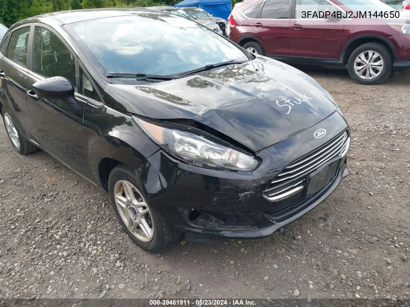 2018 Ford Fiesta Se VIN: 3FADP4BJ2JM144650 Lot: 39481911